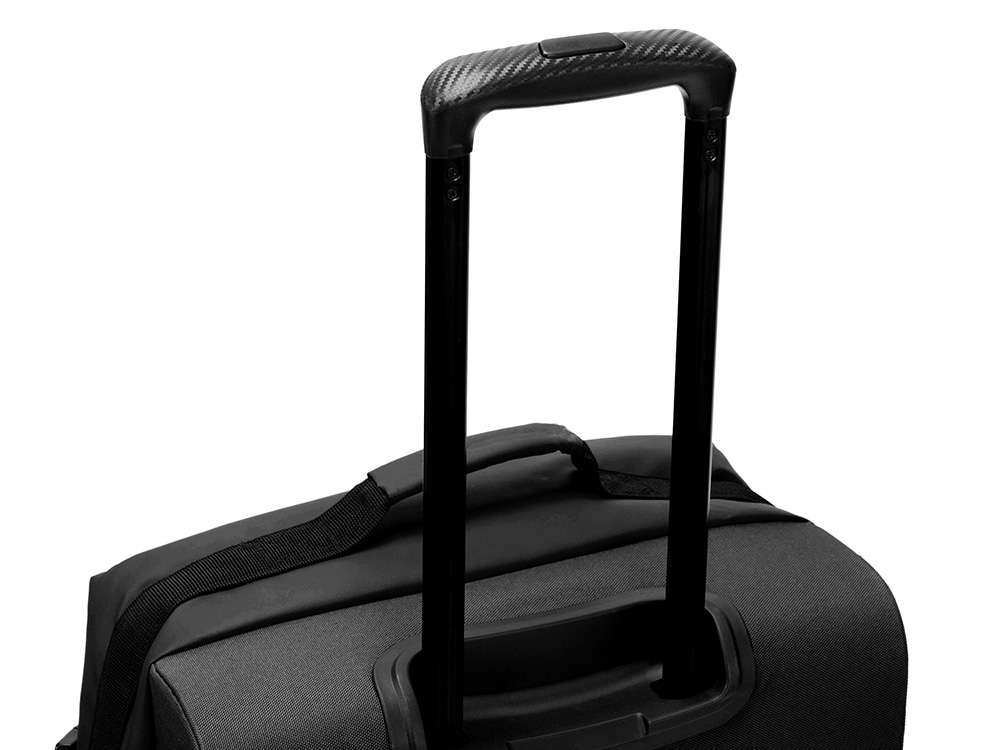 Сумка на колесах TORBER Mobi, чёрный, полиэстер 900D с PU покрытием, 60 х 38 х 25,5 см, 57 л