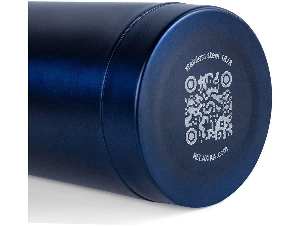 Термос Relaxika 101 (0,5 литра), темно-синий (без лого)