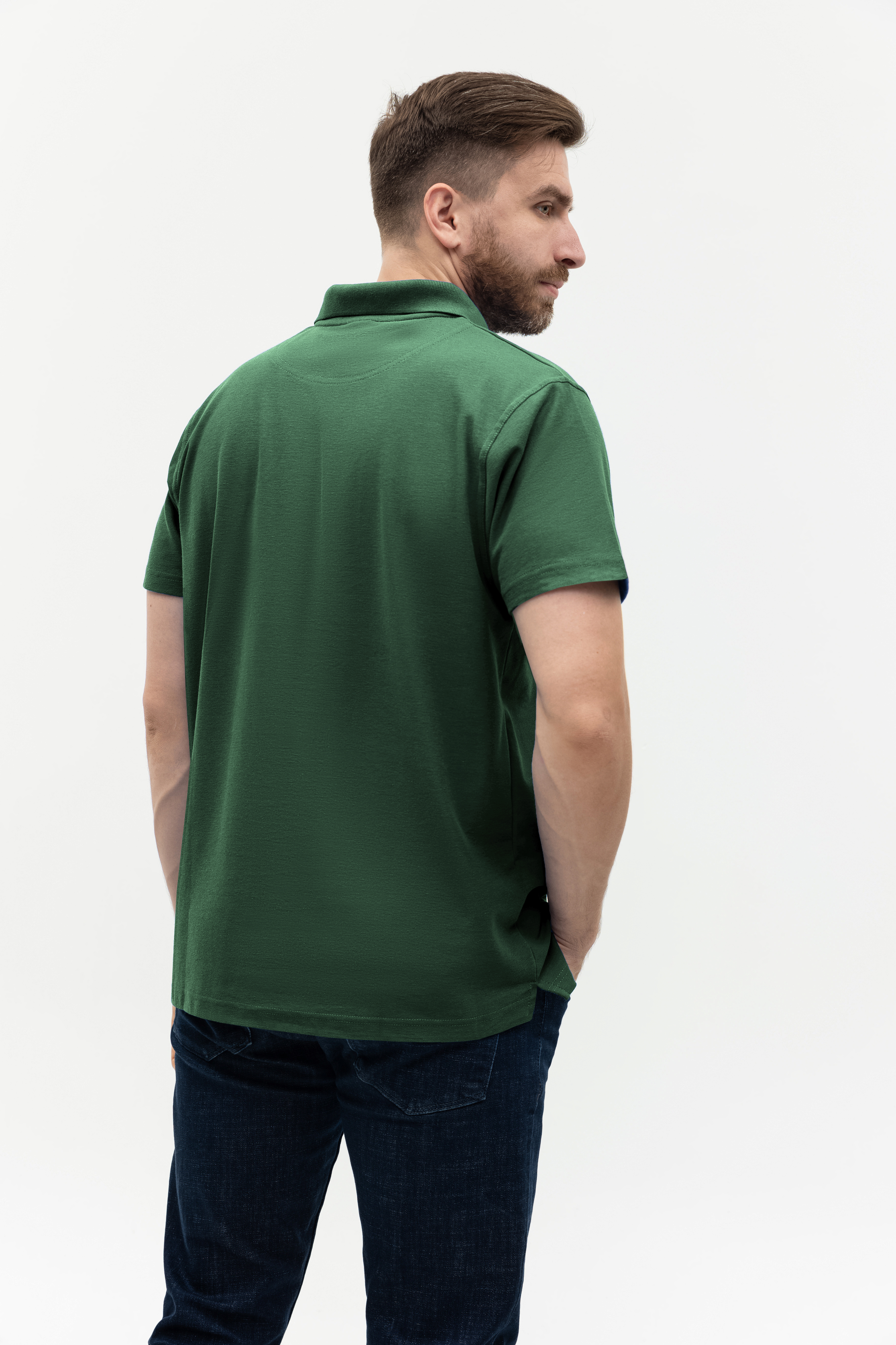 Рубашка поло мужская STAN хлопок/полиэстер 185, 04