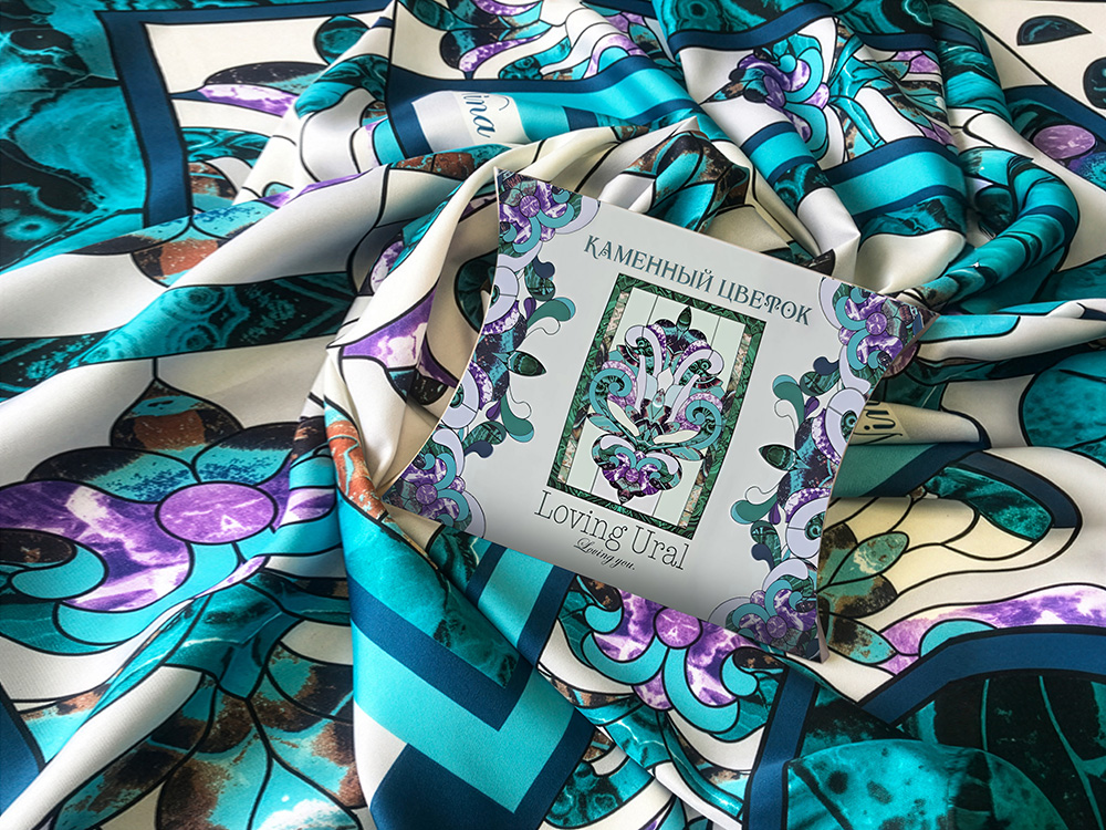 Платок Каменный Цветок Платок Каменный Цветок