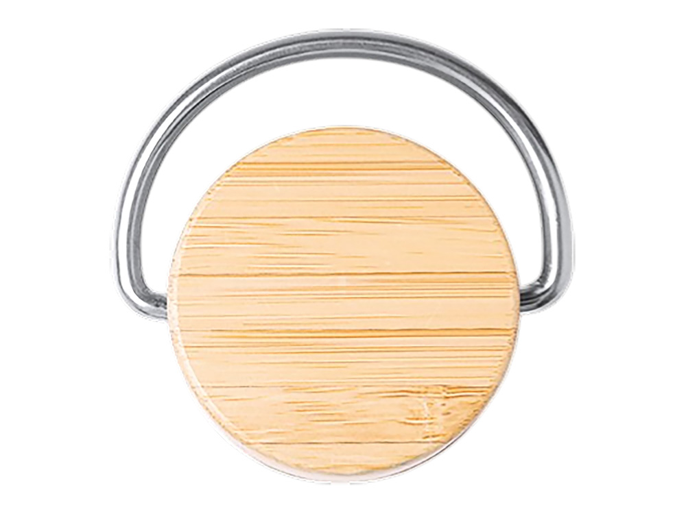 Термобутылка Мэйер из нержавеющей стали, с бамбуковой крышкой, серебристый Термобутылка Мэйер из нержавеющей стали, с бамбуковой крышкой, серебристый