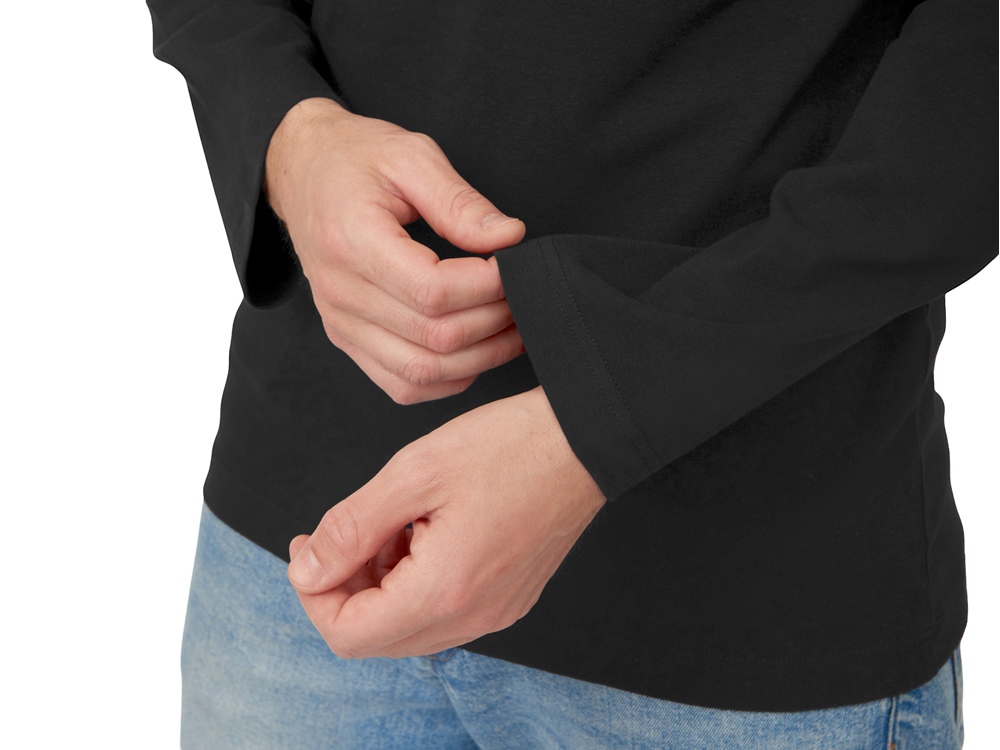 Футболка HD Fit  с длинным рукавом, мужская черный