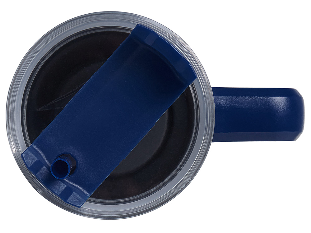 Термокружка KRANSTON с двойными стенками из переработанной нержавеющей стали, синий нейви Термокружка KRANSTON с двойными стенками из переработанной нержавеющей стали, синий нейви