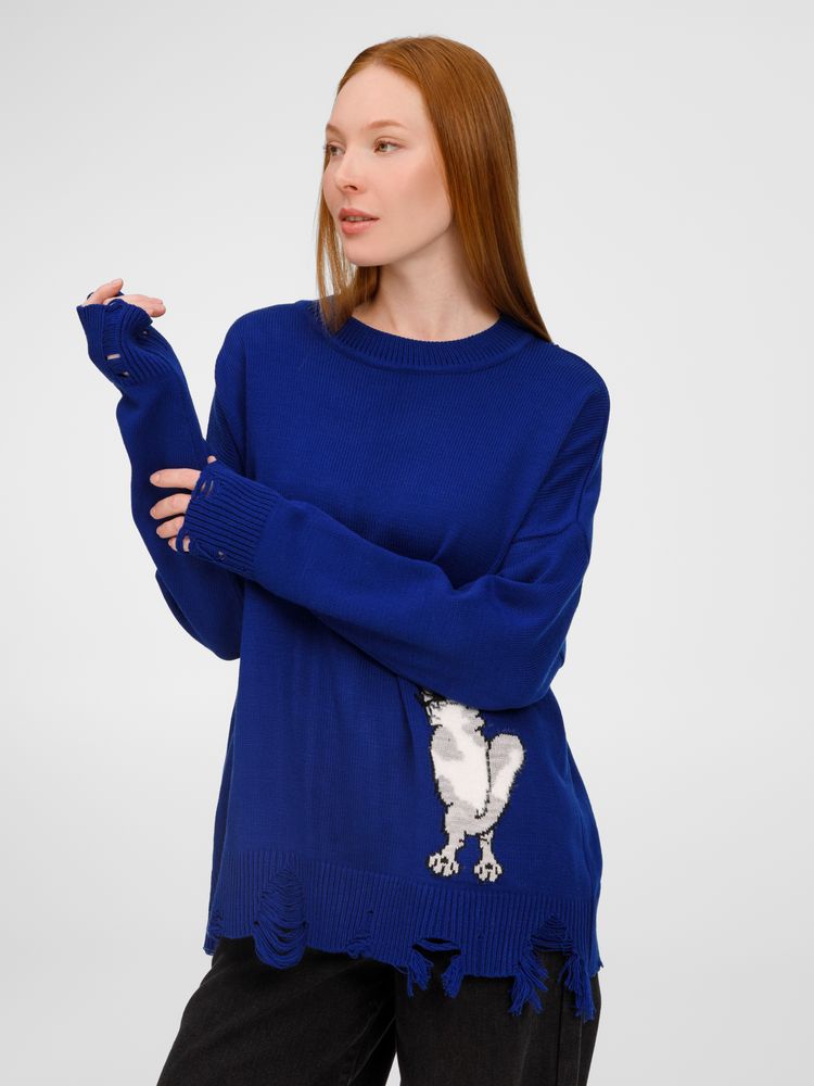 Джемпер Sharpick, темно-синий (кобальт) Джемпер Sharpick, темно-синий (кобальт)