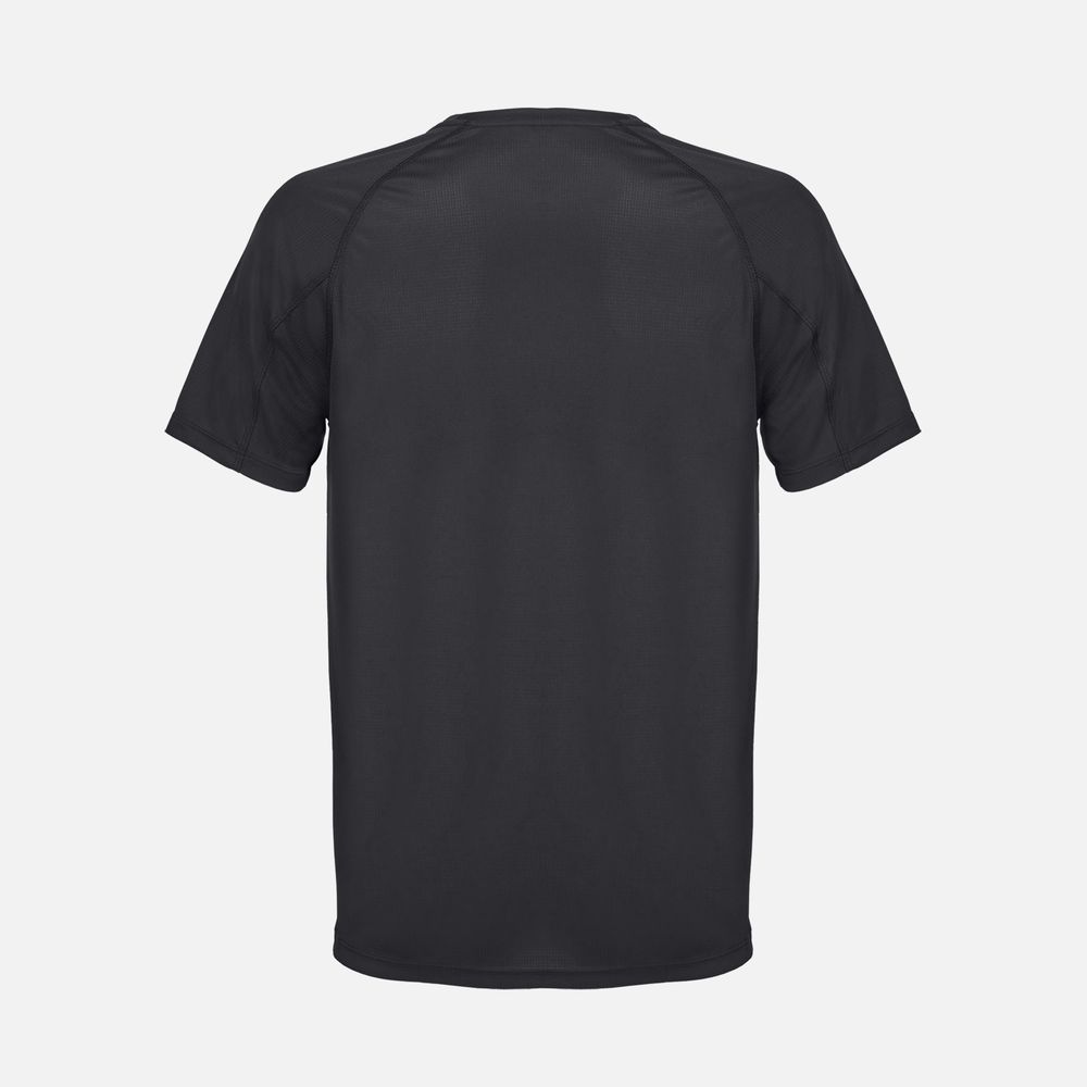 Футболка спортивная унисекс Vortex, черная