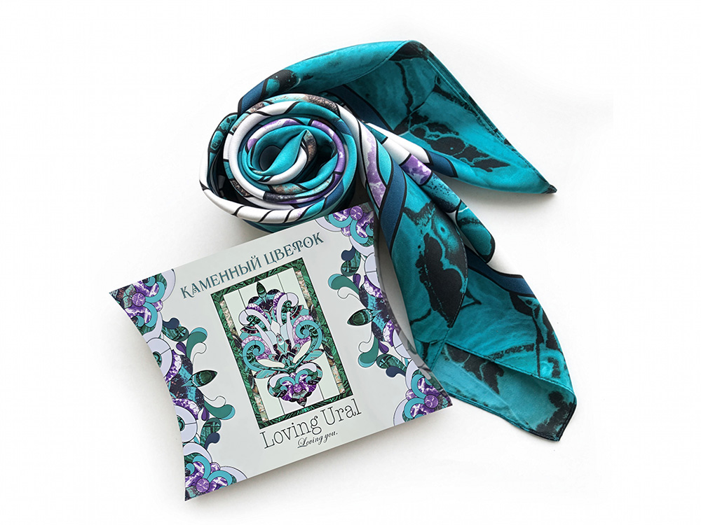Платок Каменный Цветок Платок Каменный Цветок