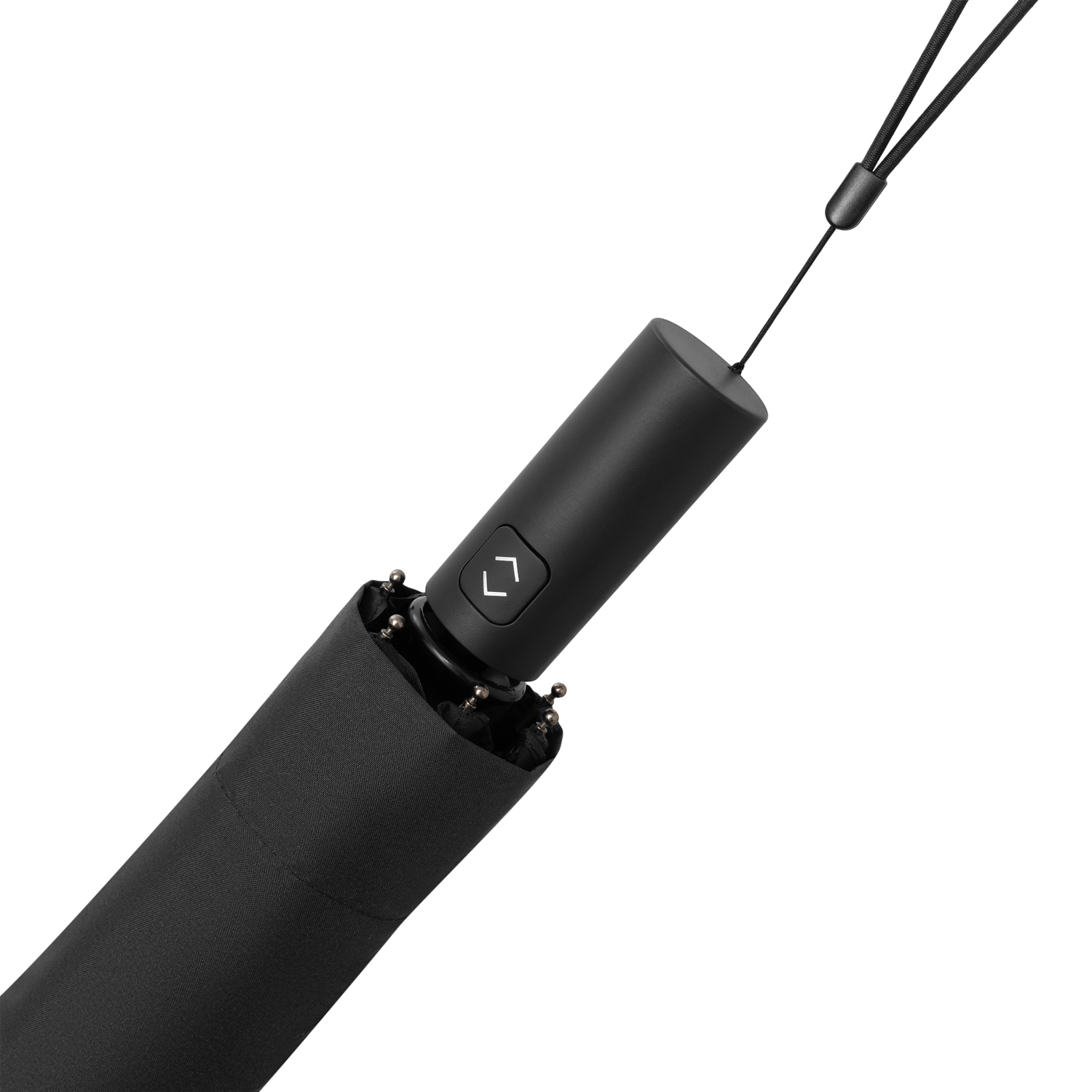 Зонт складной Филтон (Filton), черный с системой безопасности (Safety System)