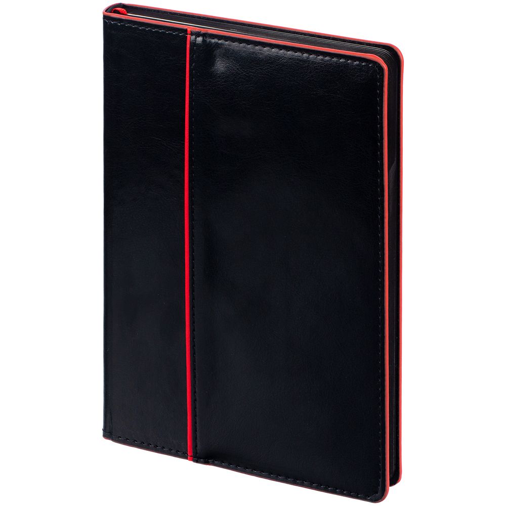 Ежедневник Alanis, недатированный, черный с красным Ежедневник Alanis, недатированный, черный с красным