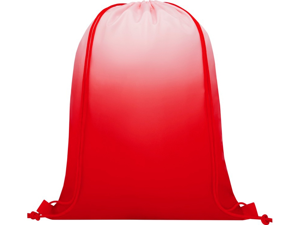 Сетчатый рюкзак Oriole со шнурком и плавным переходом цветов, красный