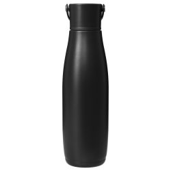 Термобутылка вакуумная герметичная Bosca, черная Термобутылка вакуумная герметичная Bosca, черная