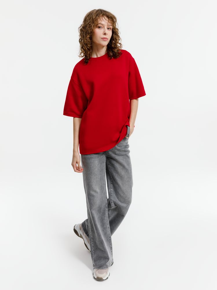 Джемпер с коротким рукавом Siluetti Volumica, красный