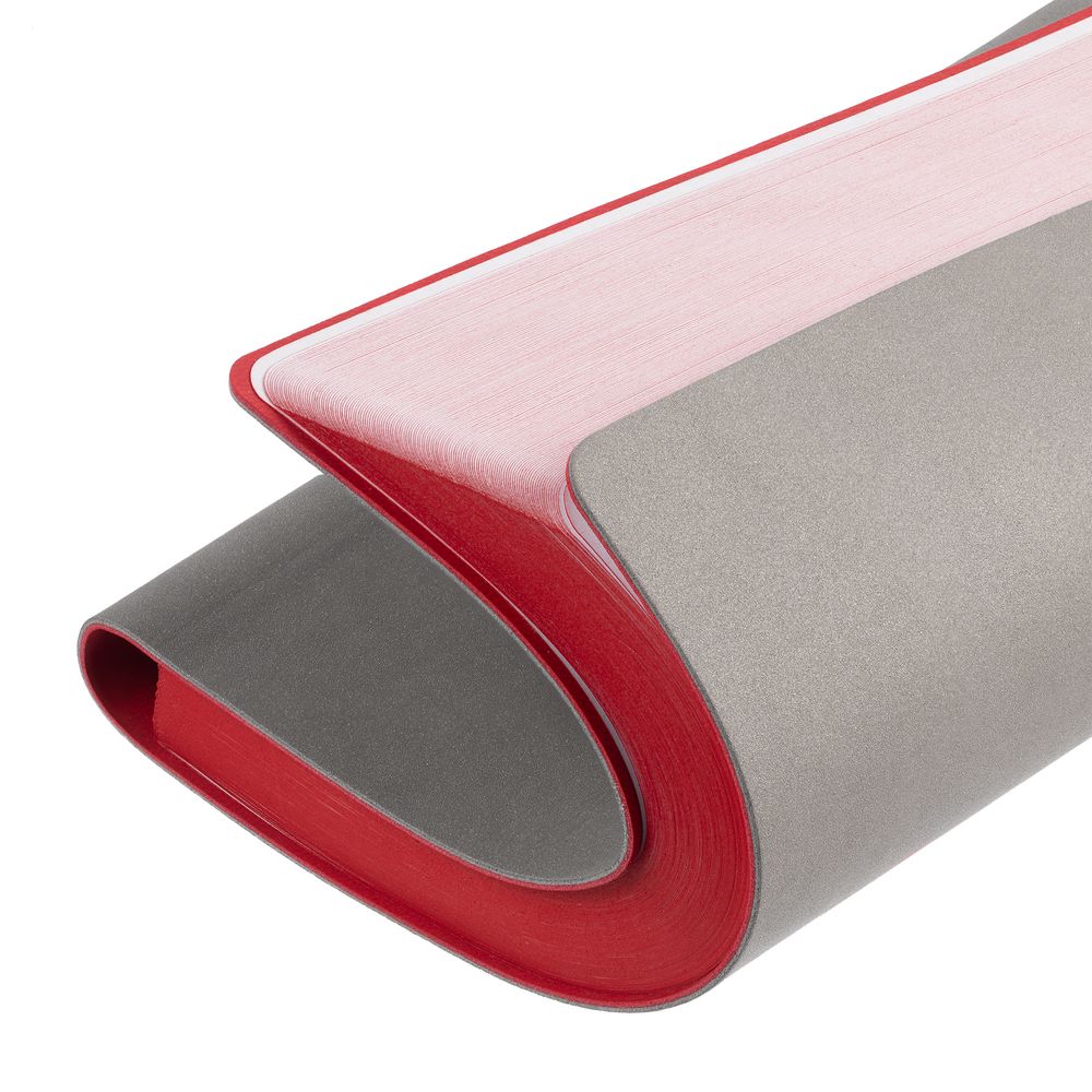 Ежедневник Flexpen, недатированный, серебристо-красный Ежедневник Flexpen, недатированный, серебристо-красный