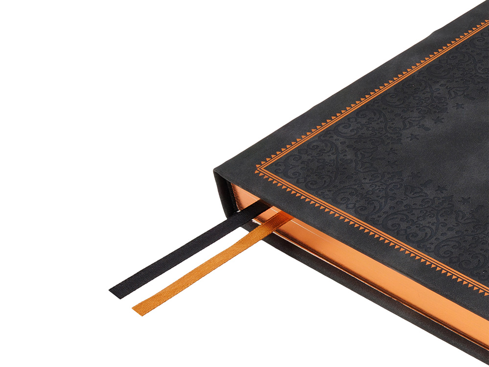 Ежедневник недатированный А4 Royal, черный с бронзовым срезом Ежедневник недатированный А4 Royal, черный с бронзовым срезом