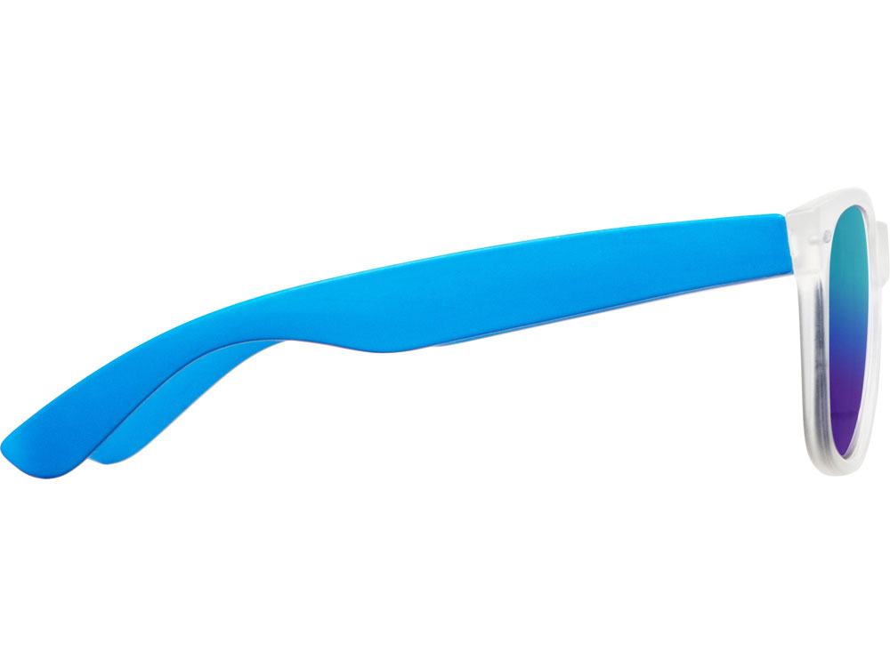 Очки солнцезащитные с зеркальными линзами Partymaker, синий Очки солнцезащитные с зеркальными линзами Partymaker, синий
