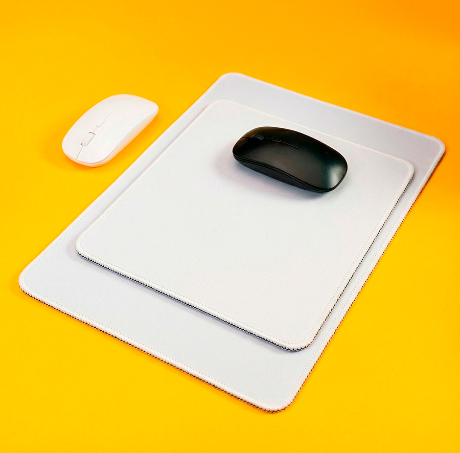 Коврик для мыши GLIDE M, 35*25*0,3см, прошитый край, белый