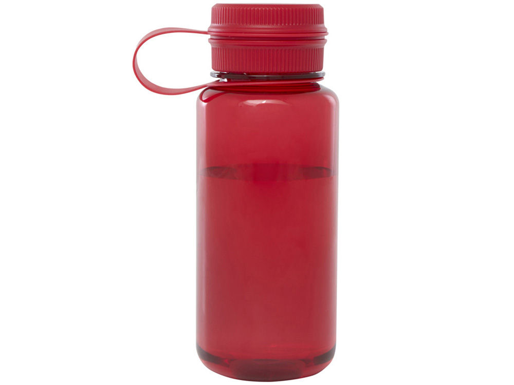 Спортивная бутылка Ryder из переработанного ПЭТ-пластика объемом 900 мл с многофункциональной крышкой, сертифицированная RCS - Красный