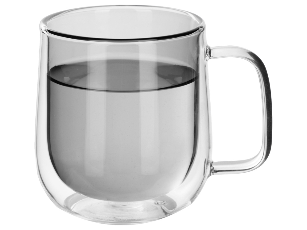 Цветная кружка Ubud с двойными стенками, черный