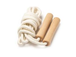 Скакалка REGINA из хлопка, бежевый Скакалка REGINA из хлопка, бежевый