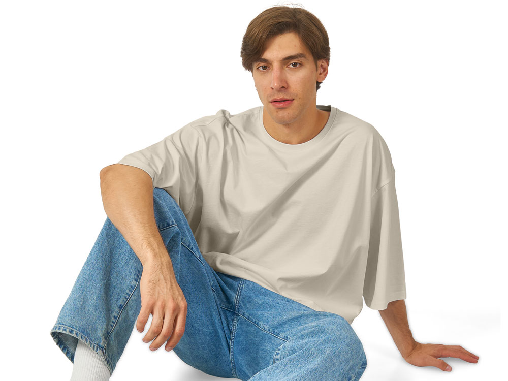 Футболка Berlin к/р оверсайз, 100% хлопок, 180гр, бежевый