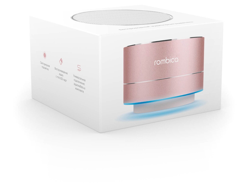 Портативная акустика Rombica Mysound BT-03 3C, розовый (Р)