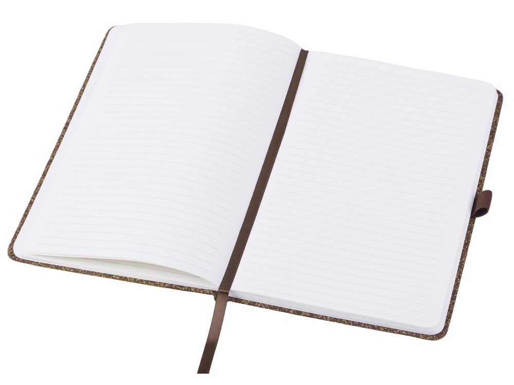 Блокнот из кофейных зерен А5 Coffee notes, твердая обложка, 80 листов 70 гр/м2 белой бумаги, кофейный