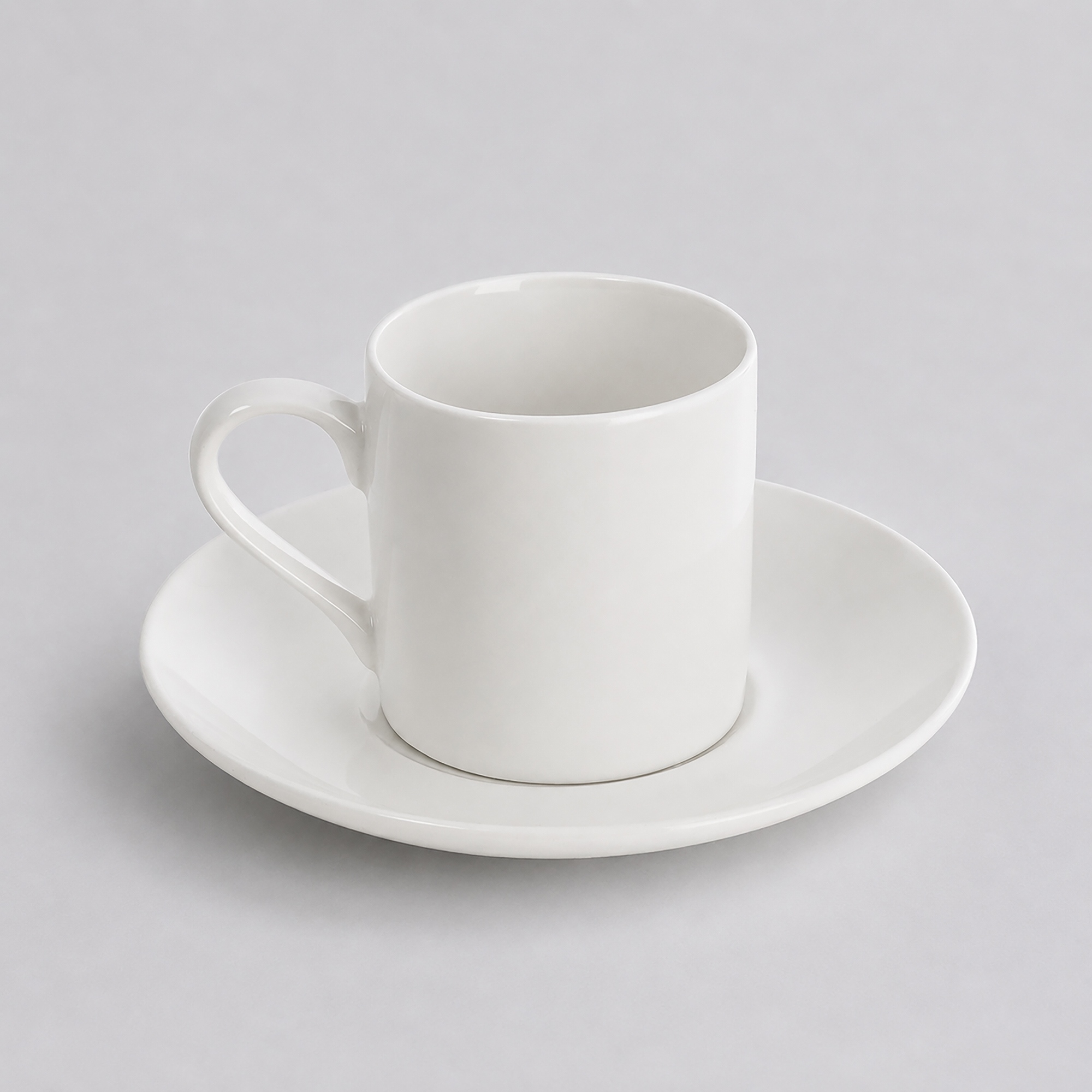 Кофейная пара прямой формы Espresso, 100мл, белый
