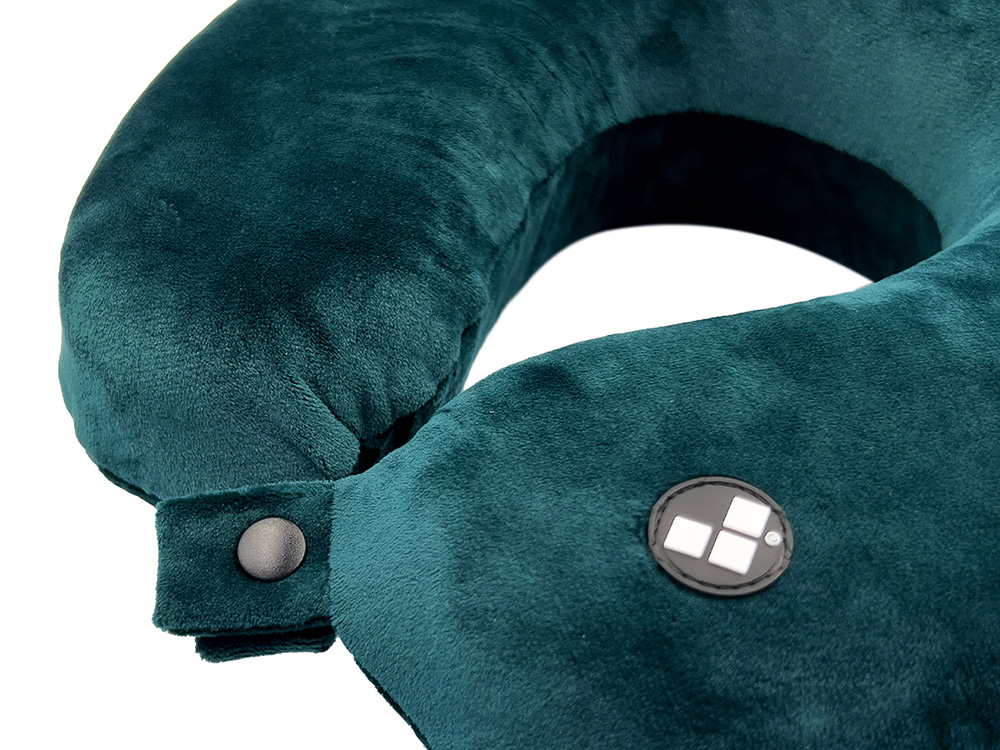 Подушка для путешествий с эффектом памяти Мемо Drowsy Emerald