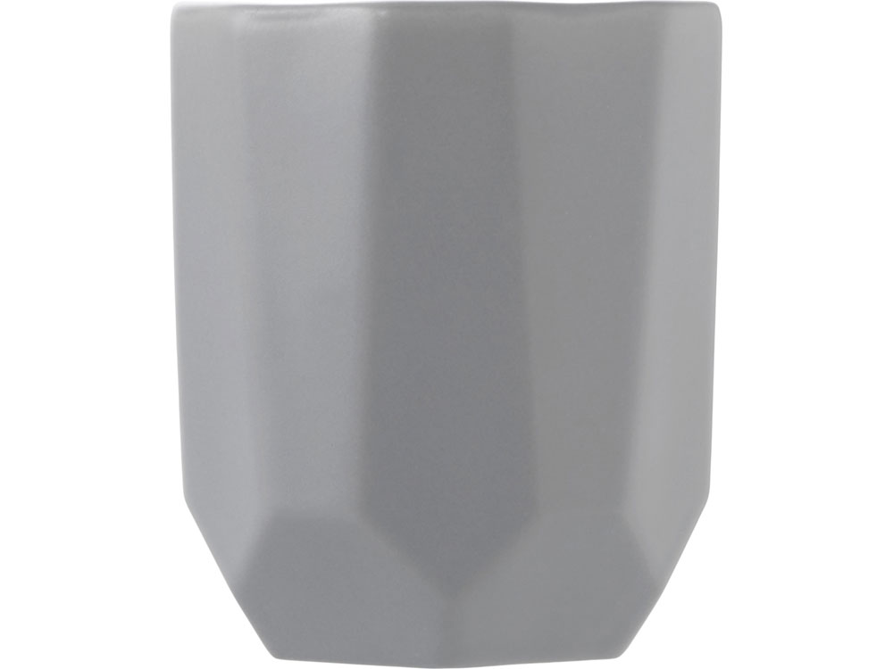 Кружка с гранями Amery, 310мл, серый матовый