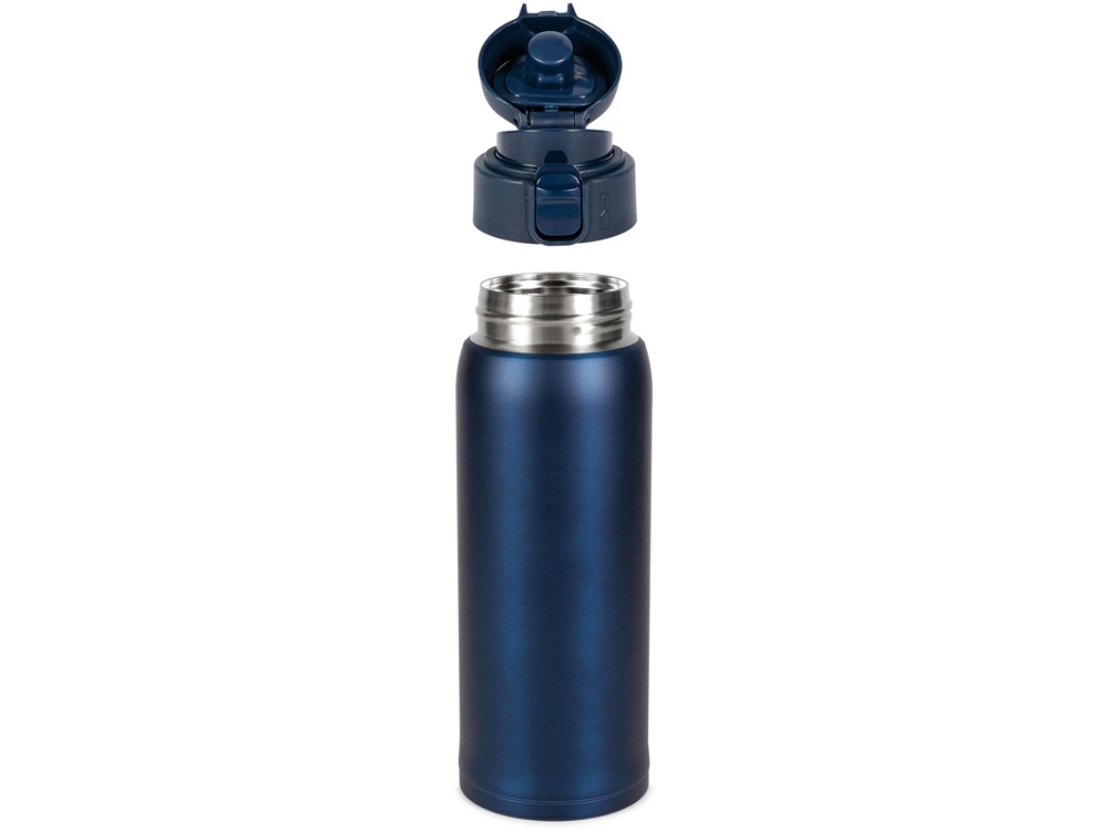 Термокружка Relaxika 701 (0,48 литра), синяя (без лого)