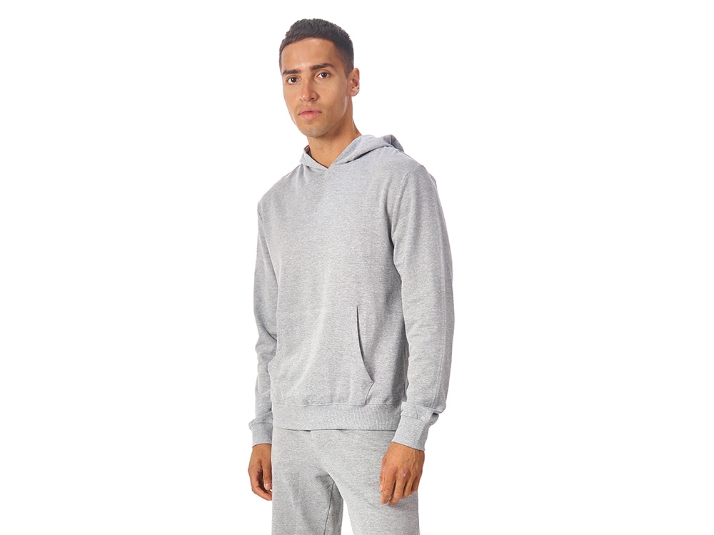 Худи Warsaw, футтер 230гр L, серый меланж