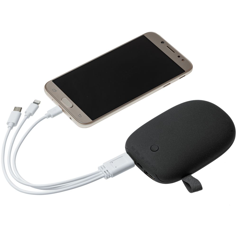 Внешний аккумулятор Pebble 7800 мАч, черный Внешний аккумулятор Pebble 7800 мАч, черный