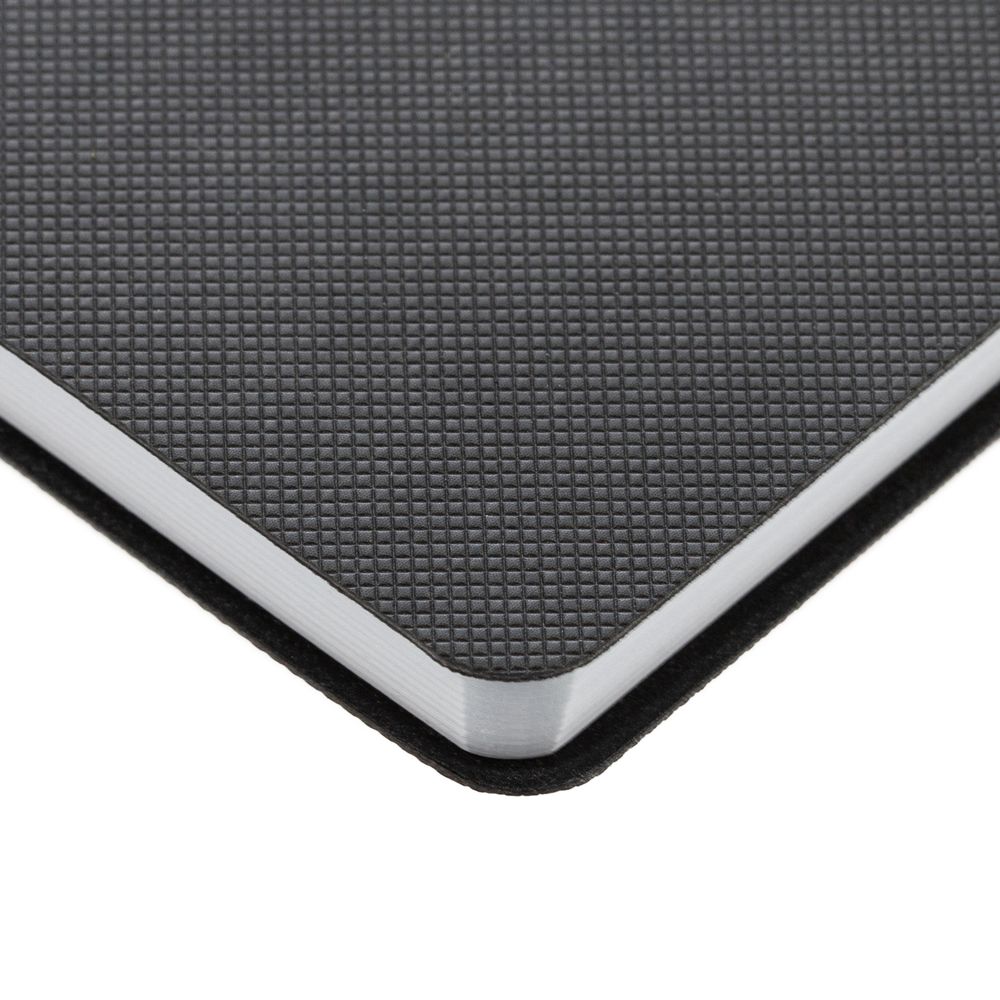 Ежедневник Knit, недатированный, темно-серый