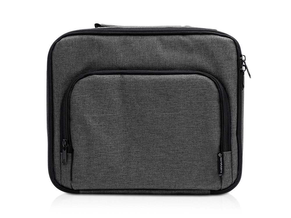 Сумка-холодильник из переработанного полиэстера Сотэк (SOTEK), меланжевый серый Сумка-холодильник из переработанного полиэстера Сотэк (SOTEK), меланжевый серый