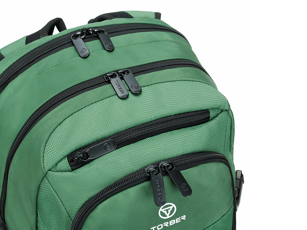Рюкзак TORBER МЕГАПОЛИС с отделением для ноутбука 16, зеленый, полиэстер, 47 х 34 x 28 см Рюкзак TORBER МЕГАПОЛИС с отделением для ноутбука 16, зеленый, полиэстер, 47 х 34 x 28 см