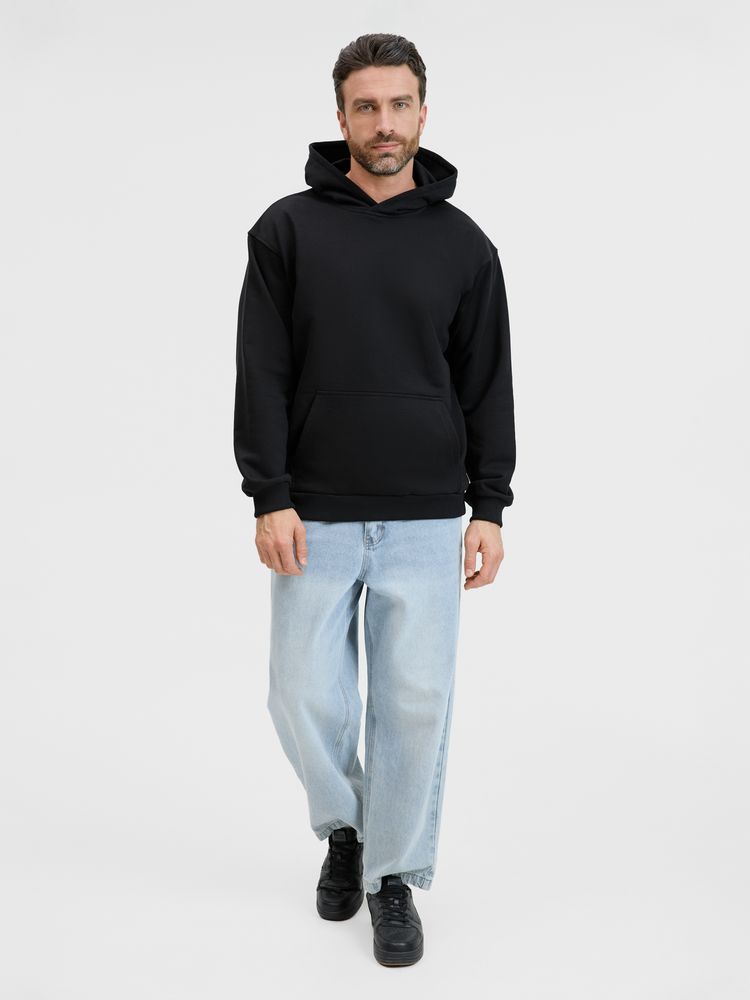 Худи унисекс оверсайз Songo, черное