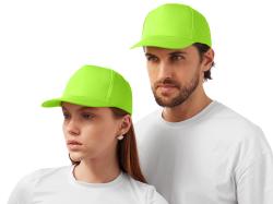 Бейсболка Мемфис 230 5-панельная, яблочно-зеленый Бейсболка Мемфис 230 5-панельная, яблочно-зеленый