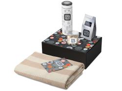 Подарочный набор Re:y. Warm с пледом, термосом и чаем Подарочный набор Re:y. Warm с пледом, термосом и чаем