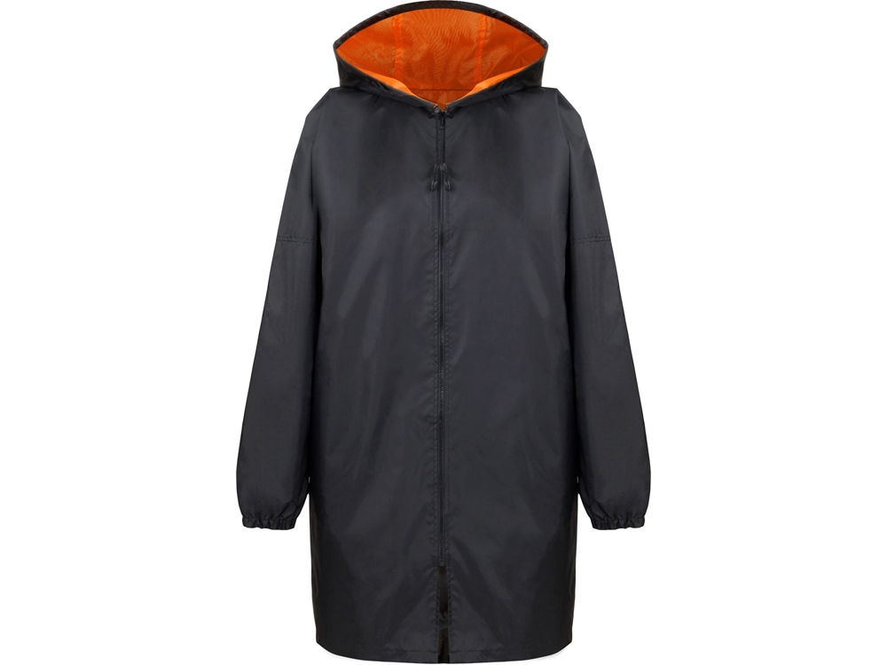 Дождевик Bi-color унисекс, оранжевый/черный