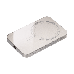 Внешний аккумулятор Artex PD 5000mAh с функцией беспроводной зарядки 15W, титановый Внешний аккумулятор Artex PD 5000mAh с функцией беспроводной зарядки 15W, титановый