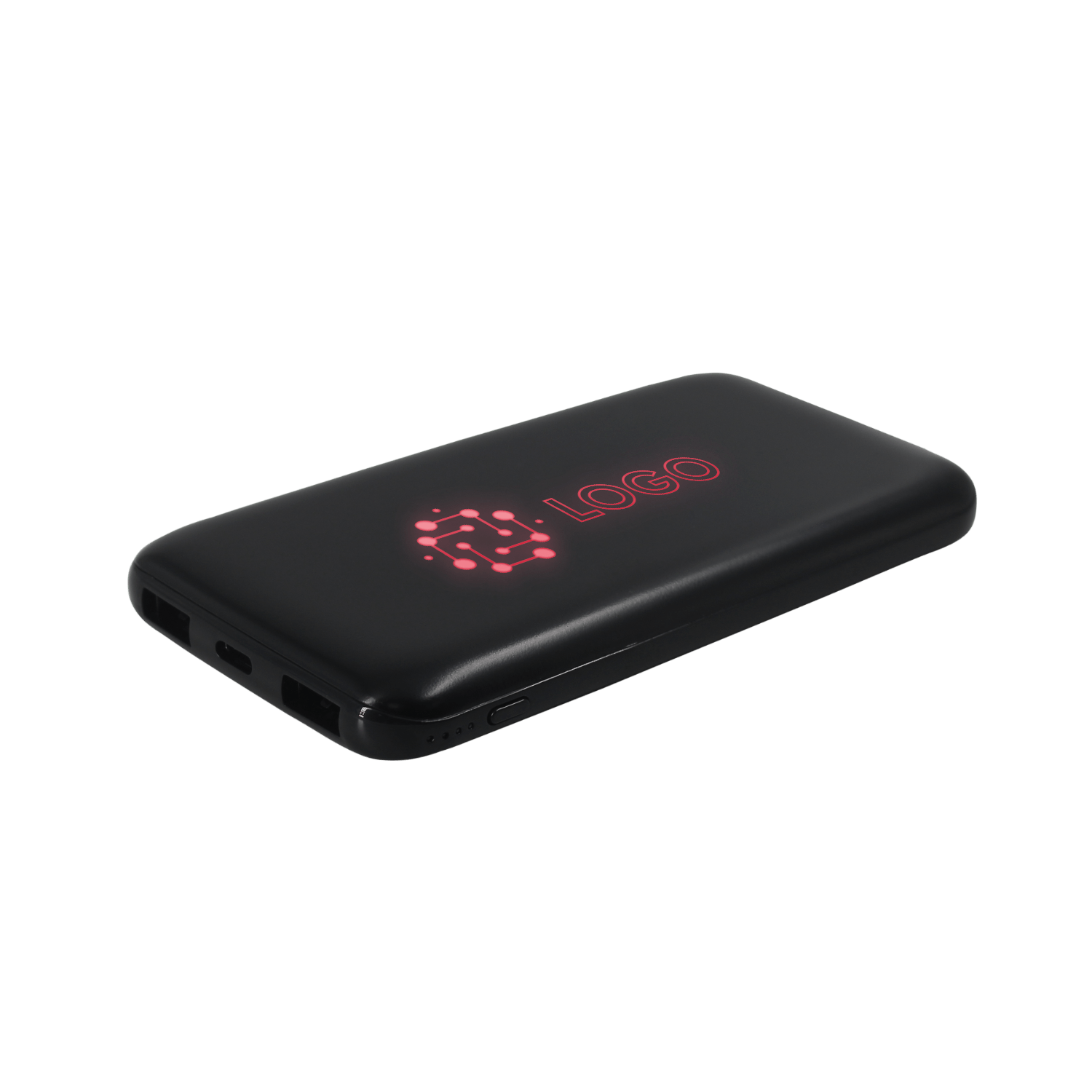 Внешний аккумулятор с подсветкой Bplanner Power 4 ST, 8000 mAh (Красный)