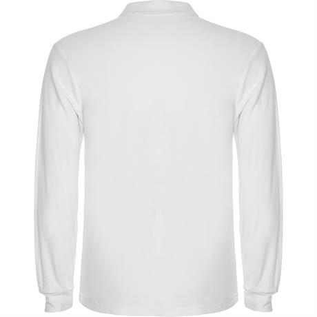 Футболка поло ESTRELLA L/S мужская, БЕЛЫЙ 2XL