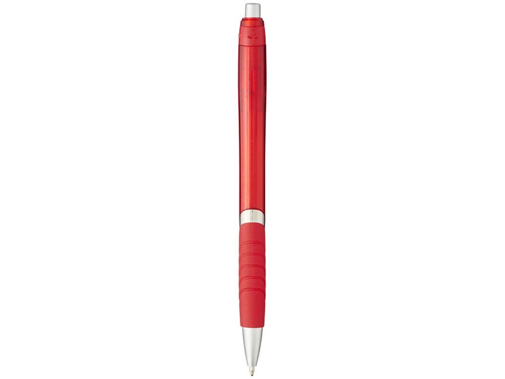 Шариковая ручка с резиновой накладкой Turbo, красный