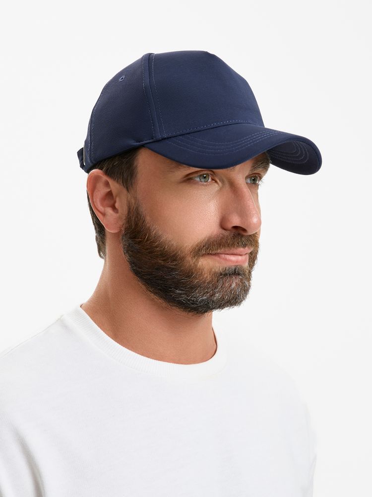 Бейсболка Yonkers, темно-синяя Бейсболка Yonkers, темно-синяя