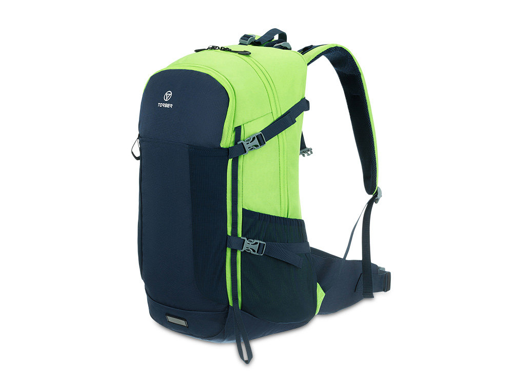 Туристический рюкзак TORBER КЕМПИНГ, синий/салатовый, полиэстер, 36 х 54 х 16 см Туристический рюкзак TORBER КЕМПИНГ, синий/салатовый, полиэстер, 36 х 54 х 16 см
