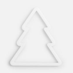 Подвеска «Елочка», 3D-печать, белая