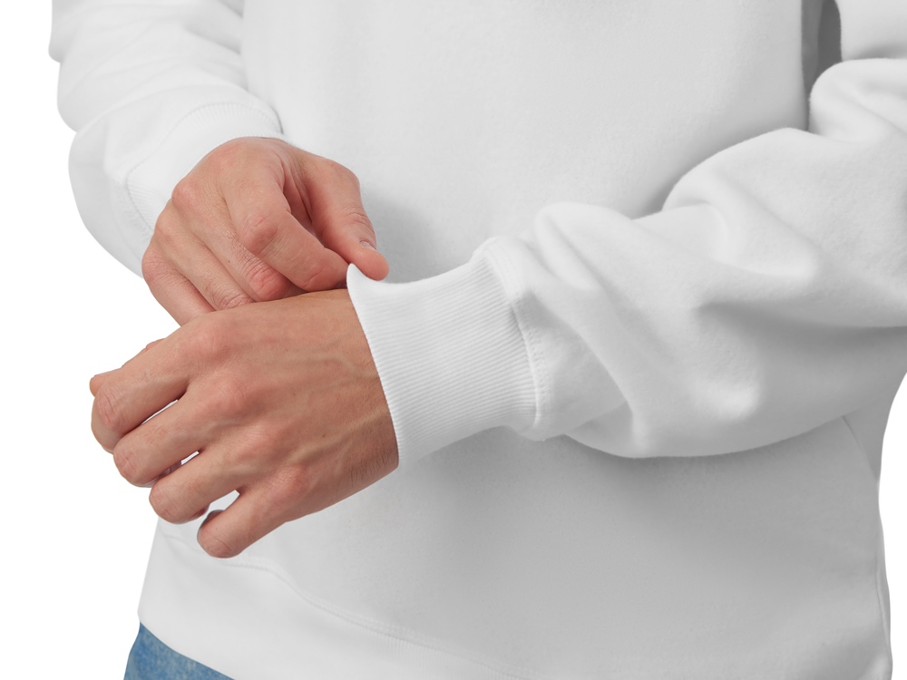 Свитшот Lisbon унисекс, белый