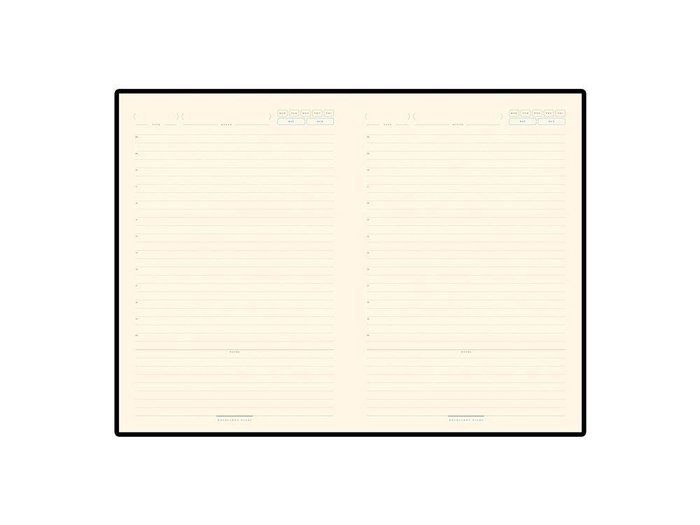 Ежедневник А5 недатированный Bridge, коричневый/золотистый