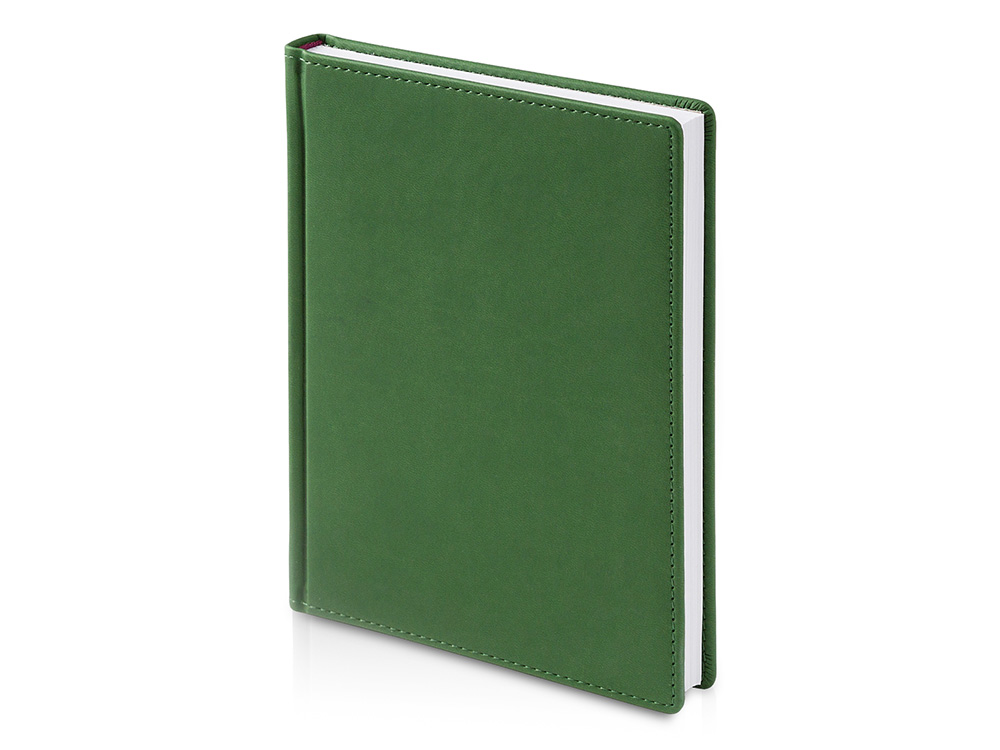 Ежедневник А5 датированный Velvet 2022, зеленый