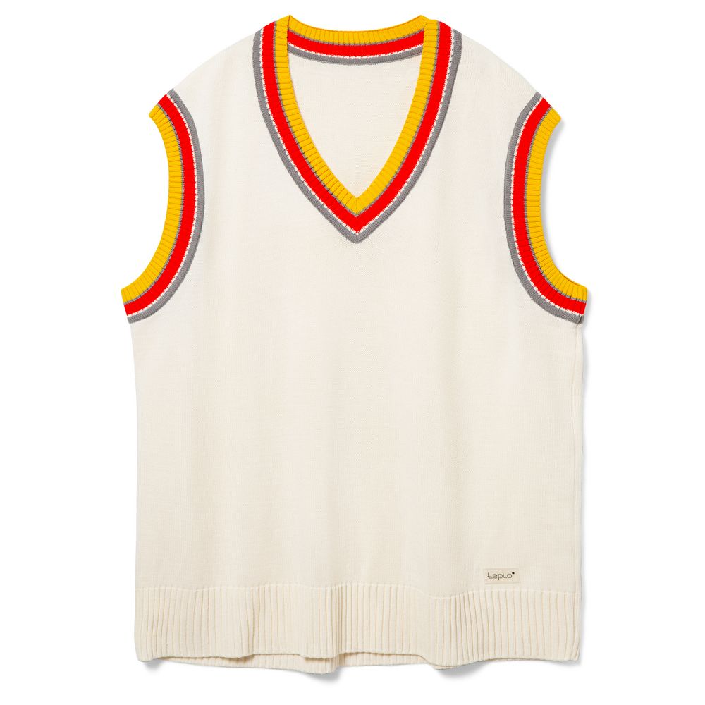 Жилет оверсайз унисекс Cornell в сумке, молочно-белый Жилет оверсайз унисекс Cornell в сумке, молочно-белый