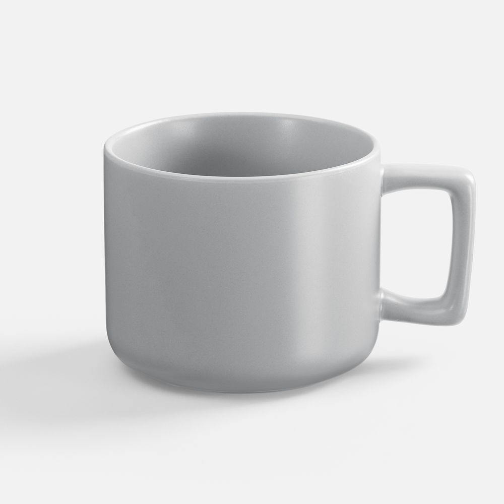 Чашка Jumbo в коробке матовая, светло-серая
